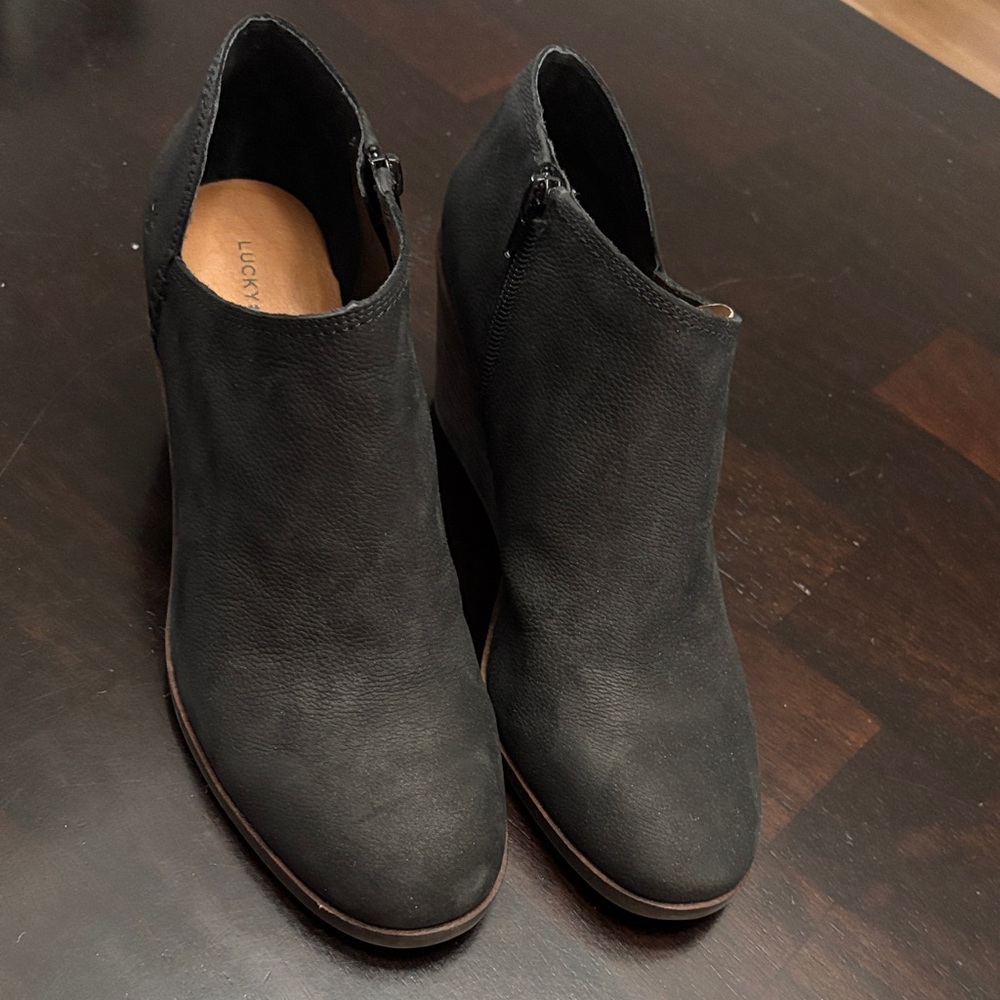 Lucky Brand Women's Black Ankle Booties